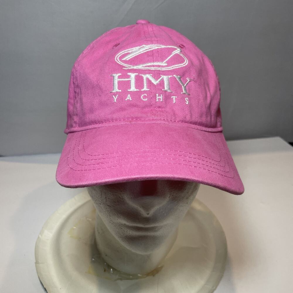 HMY YACHTS Hat Pink Strap Adjust Excellent Condition
